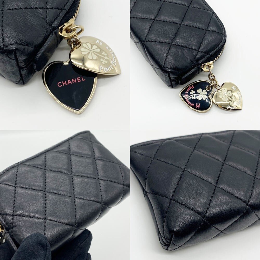 CHANEL Authentic Black Heart Wallet - Picture 3 of 4